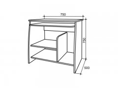 Стол компьютерный Кроха